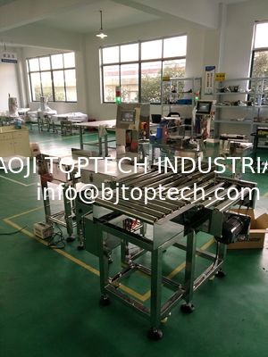 China Checkweigher for Heavy Weight 5-10kgs products weight  and reject process supplier