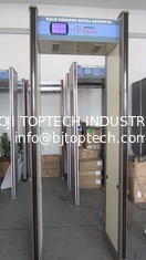 China Walk-through Metal Detector，Door frame metal detector, JLS-8018(18 Zones&amp;LCD display) supplier