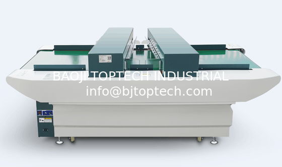China needle detector double detection head,metal detector for cloth,garment,shoes,textile product supplier