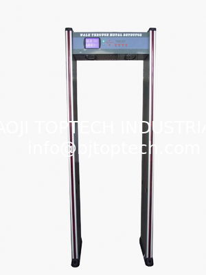 Walk-through Metal Detector，Door frame metal detector, JS-200C(8 Zones&LCD display) supplier