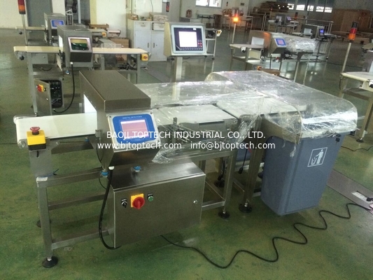 Combined Metal Detector / Weight Checker (MCD-A3015) for small product metal detector and weight sorting process supplier