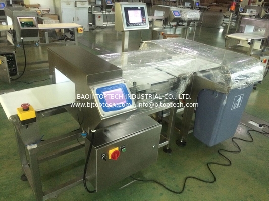 Combined Metal Detector / Weight Checker (MCD-A3015) for small product metal detector and weight sorting process supplier