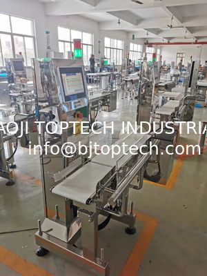 High Speed Conveyor CheckWeigher for products weight sorting process  automatically supplier