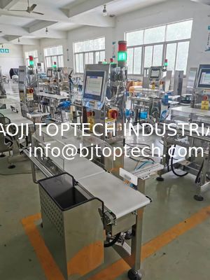 High Speed Conveyor CheckWeigher for products weight sorting process  automatically supplier