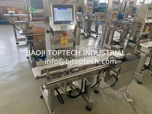 High Speed Conveyor CheckWeigher for products weight sorting process  automatically supplier