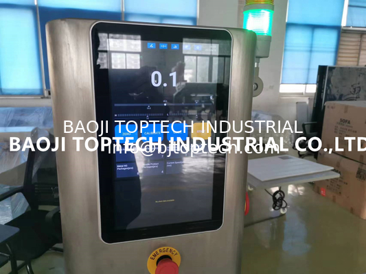 High speed combined metal detection and checkweigher machine for metal detection and weight sorting process supplier